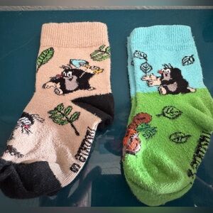 The Little Mole Krtek Cartoon Character Socks